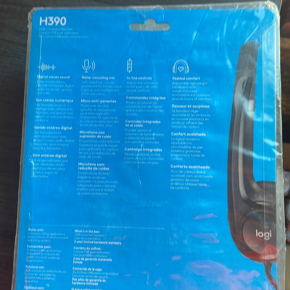 Logitech Computer Headset with Mic - Picture 4 of 4